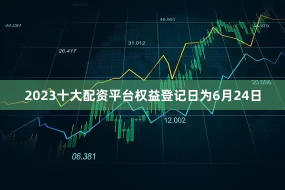 2023十大配资平台权益登记日为6月24日