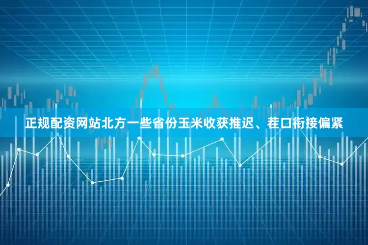 正规配资网站北方一些省份玉米收获推迟、茬口衔接偏紧